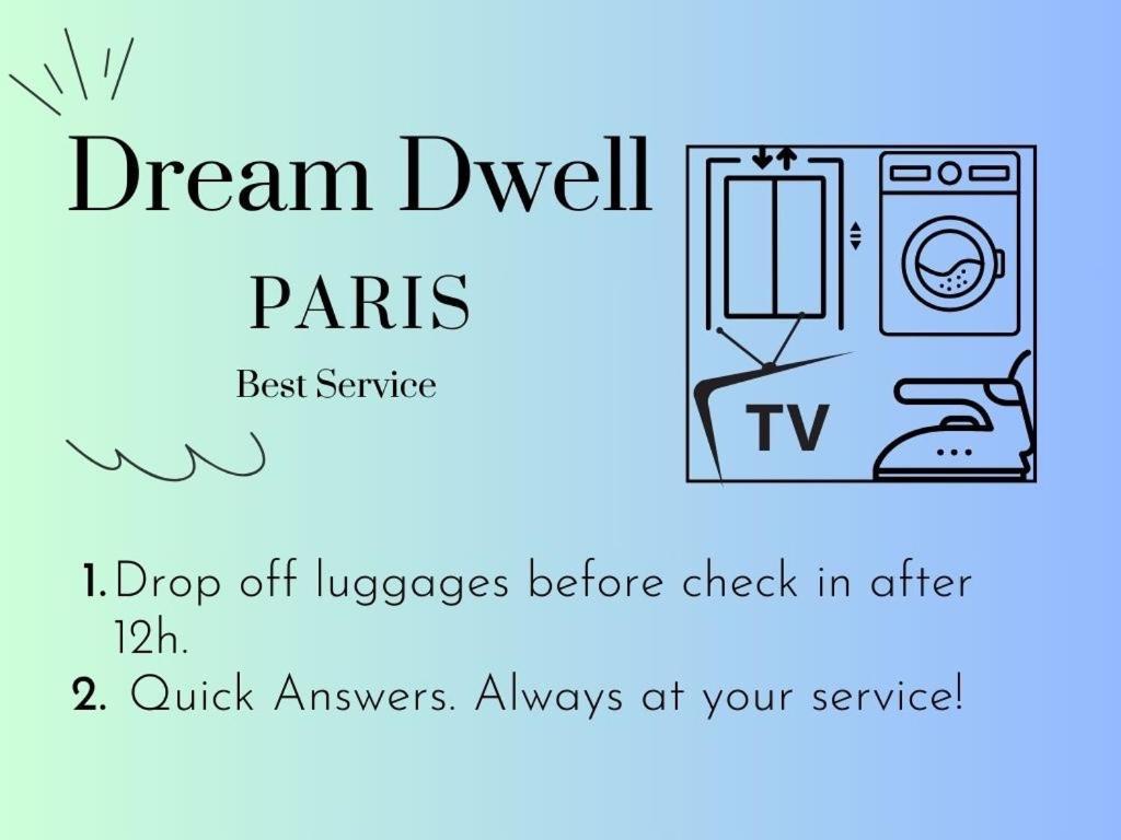 Dream Dwell Paris -Studio With Balcony 800M To Trocadero And Tour Eiffel Bagian luar foto